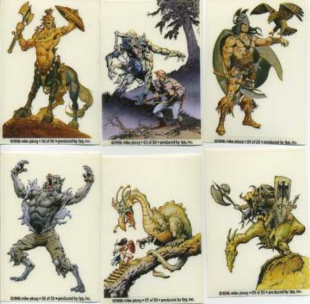 Trying to find more highres images of his cool collection cards 