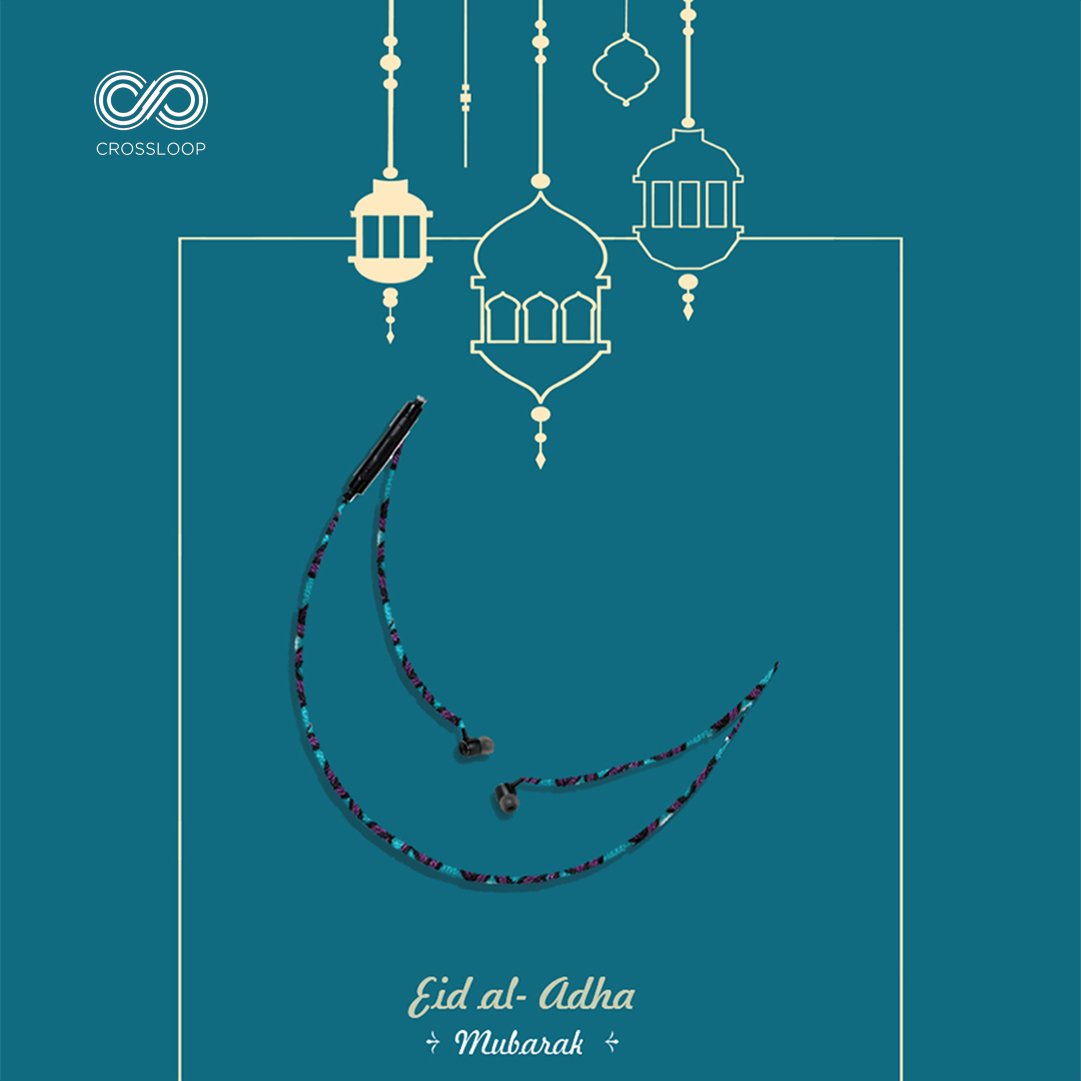CrossLoopIndia's tweet photo. May this special day bring peace, happiness and prosperity to everyone. Eid Mubarak to all from Crosloop family.
.
.
#CrossloopIndia #SayNoToBoring #Gift #Eid #Electronics #Earphones #Speakers #Festival #Festivalseason https://t.co/4zpGBa53dQ