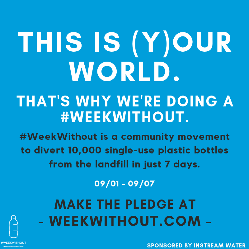 DenverCASR's tweet photo. We’re excited to make our pledge to go a #WeekWithout plastic bottles. Single-use plastics are a big culprit nowadays and we’re working together to reduce their impact. Learn more and make the pledge at https://t.co/C7uGDBgFiH. https://t.co/1cleMz03tL