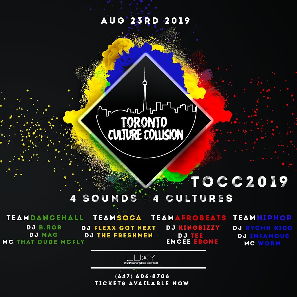 ThatDudeMCFLY's tweet photo. CAPTION
On Friday August 23rd Weβre Running It Back @Torontoculturecollision I'm Repping Team Dancehall For #TOCC2019
Help Us Prove That Dancehall Is UNMATCHED & We Have The Best Culture In The City. All My Jamaicans Pull Up & Show Out!
Hit Me Up For More Info. https://t.co/uJ9zofYRdB