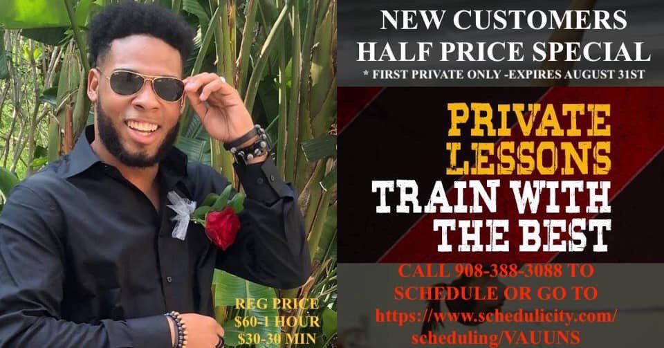 Book your first private lesson with Coach Isiah for HALF PRICE! Click the link to Schedule! Offer good for new customers only. schedulicity.com/scheduling/VAU…