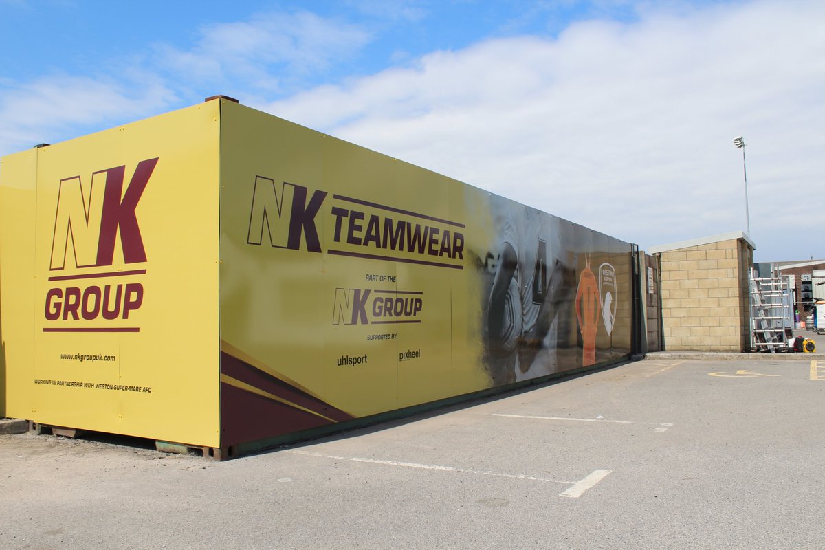 Square1_UK's tweet photo. Delighted to work with local business @NKSportsWSM to supply &amp; fit the graphics on their new club shop at @WSM_AFCOfficial 
#graphic #design https://t.co/9A92hrovG3