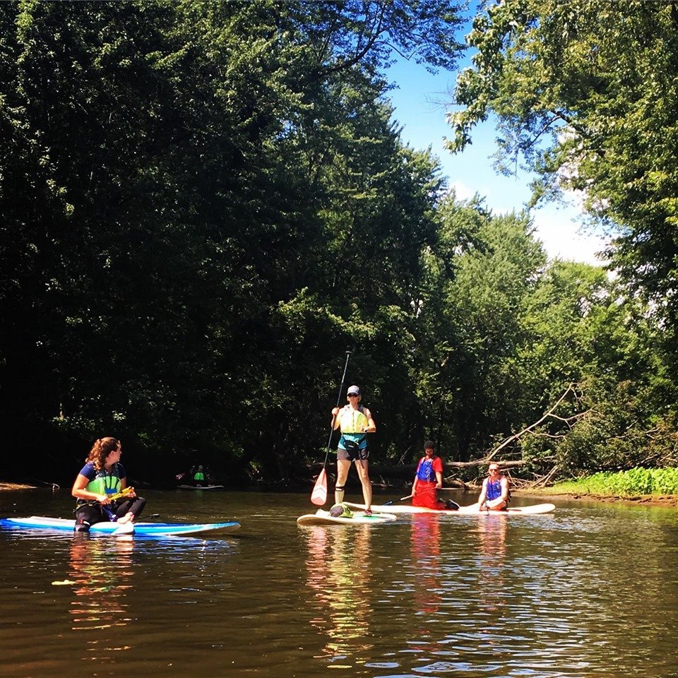 BigsofCT's tweet photo. Our Littles to Leaders program allowed 6 matches to hit the water and beat the heat Saturday! Everyone had a wonderful time discovering a new skill... paddle boarding! 🌊☀️👏🏼
.

Stay tuned for more #littlestoleaders adventures to come!
#mentoringworks #ctmentoring #nbbbs #bbbsa https://t.co/n4V2hWioy2
