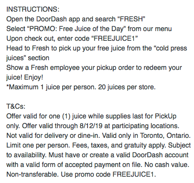 It’s day one of Free Juice Giveaways with our friends at <a href="/DoorDash/">DoorDash</a>! The first 100 people to redeem will get a FREE Healer Juice on the DoorDash app starting at 2PM TODAY. 
Set your alarms and follow these instructions attached to redeem!
🍋🍍🍊