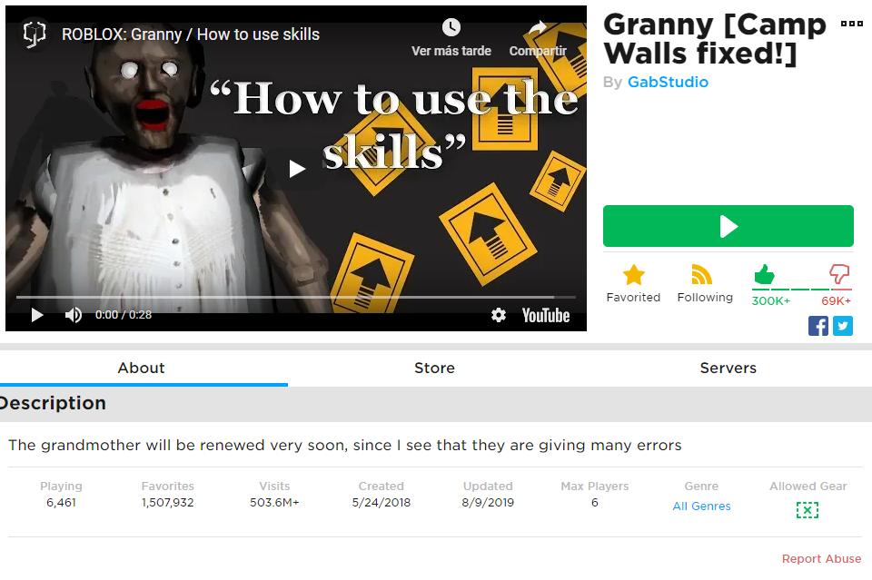 Gab On Twitter Roblox Robloxdev Granny Thank You For All