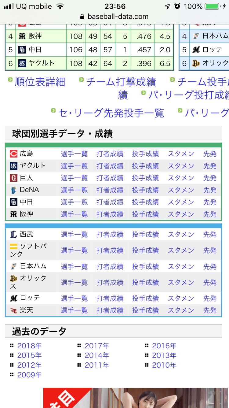 こうへい プロ野球データfreak T Co Fuccgo5v07 の 選手一覧 は スポナビアプリの一覧では 成績しか見られないところをカバーしてくれる優良サイト ポジション別に一覧できるところも便利