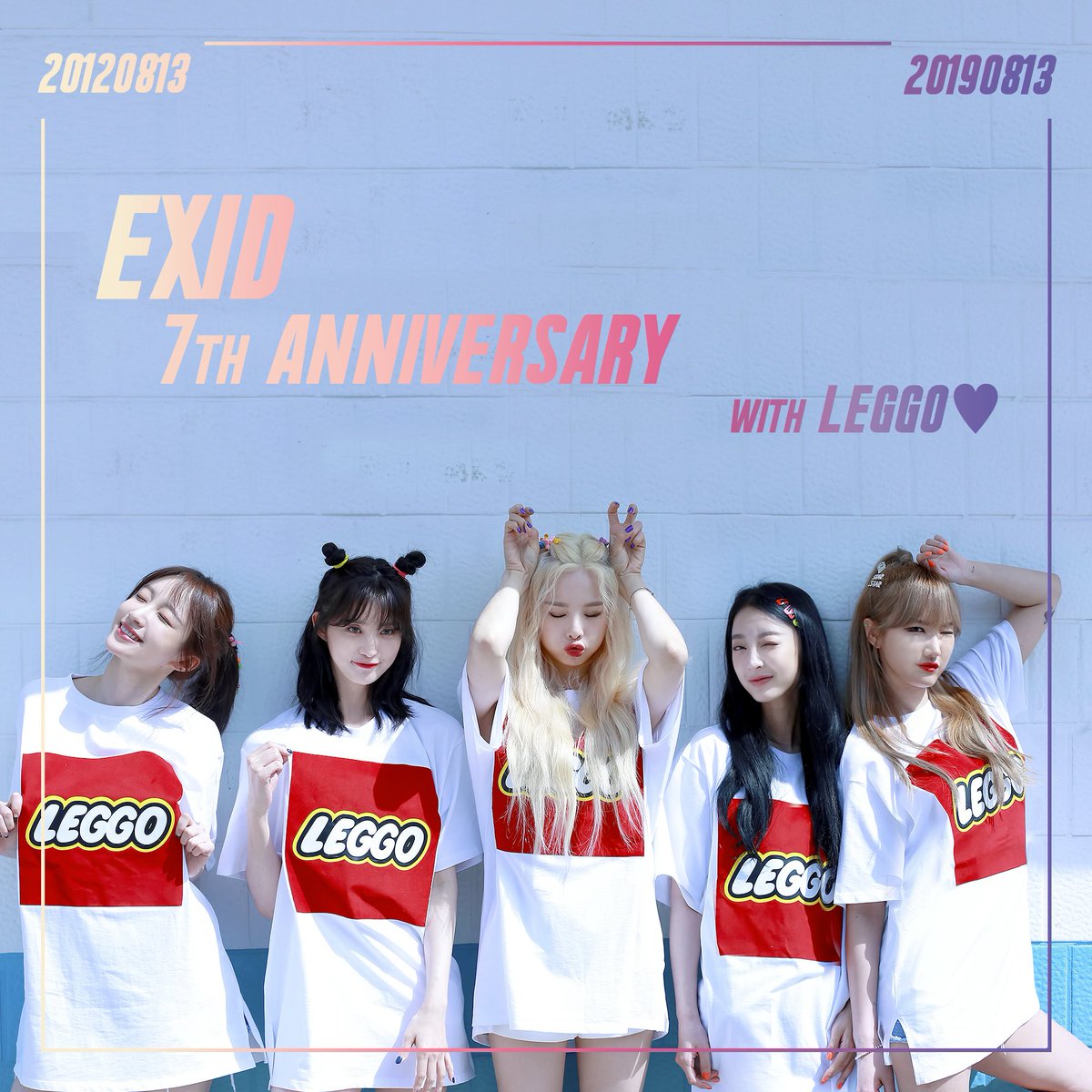 [#EXID] EXID 7주년을 축하합니다. LEGGO들 고마워요❤️

#솔지 #LE #하니 #혜린 #정화