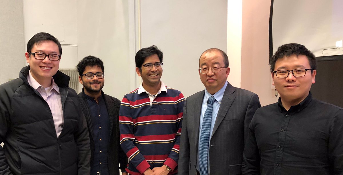 Deria_Lab's tweet photo. Throwback to Spring Time, when we hosted Prof. Joe Zhou and @shengqianma and had a good time! https://t.co/zZRcThYPKI