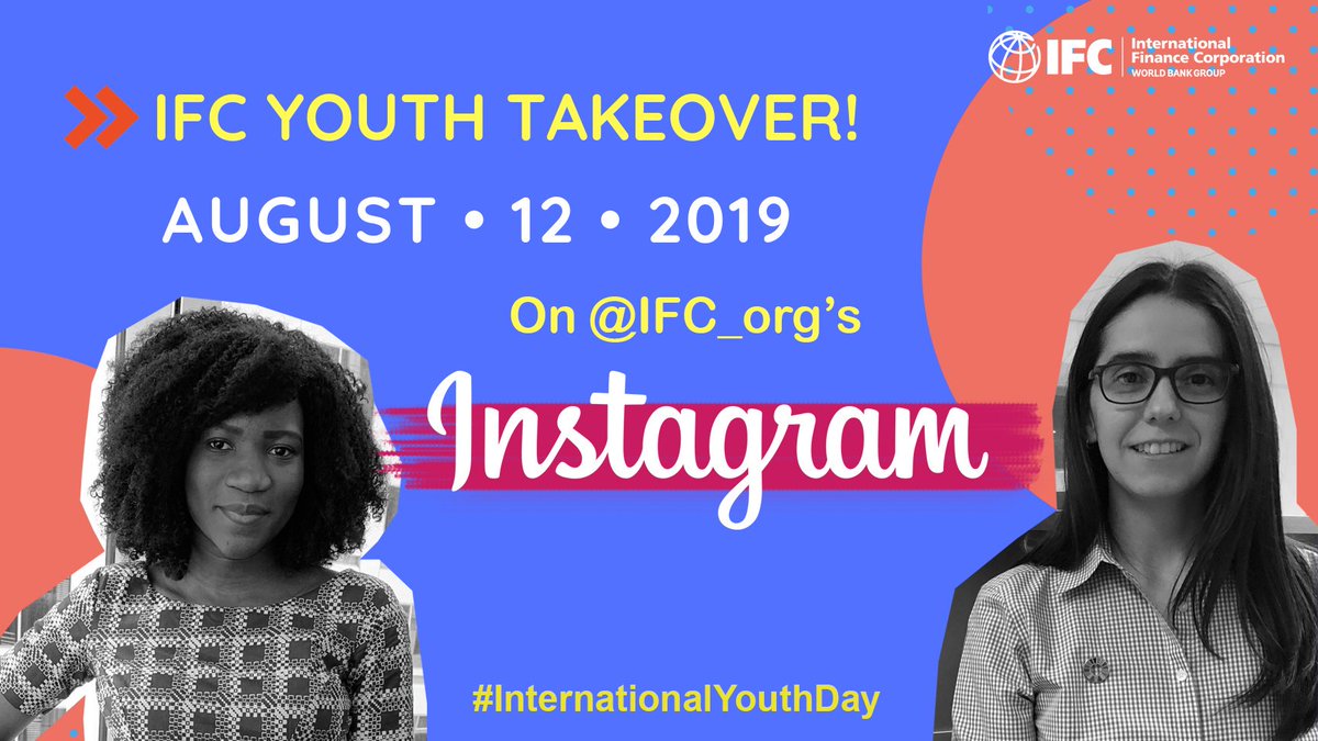 IFC_org's tweet photo. IFC’s younger staff contribute significantly to our mission of creating opportunities for all 👩🏽‍💻👨🏻‍🌾👨🏽‍⚕. #31DaysofYOUth

Go to our 📷 #Instagram stories and see how they are doing it from every corner of the 🌍: https://t.co/F82jwOlCVZ 

#InternationalYouthDay https://t.co/qhTFMcWuE1