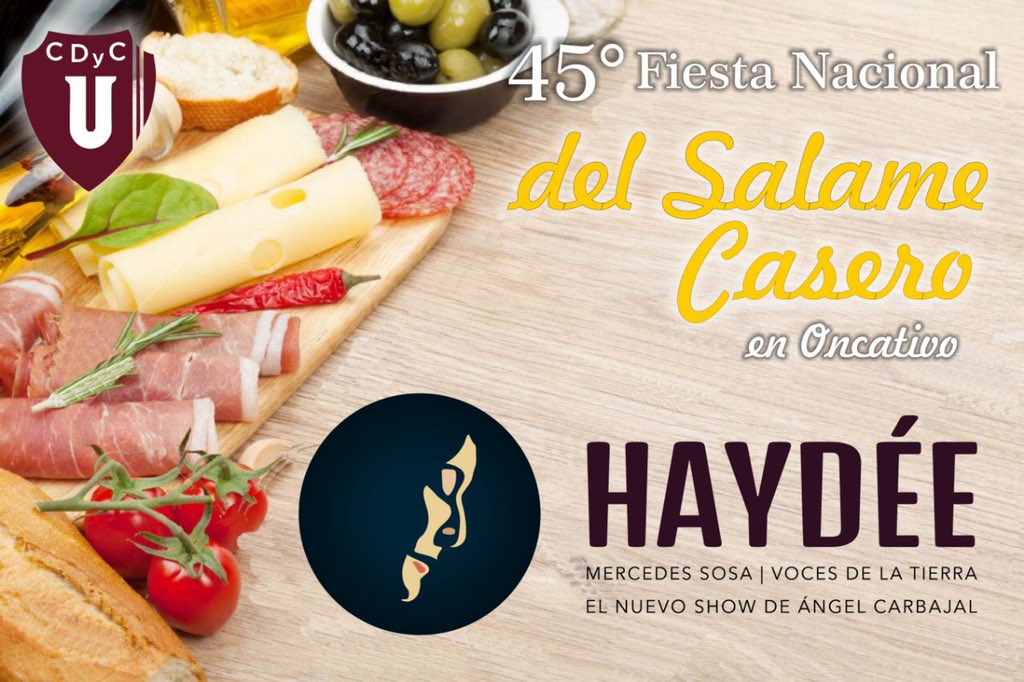 ngelcarabajal's tweet photo. HAYDÉE voces de la tierra próximo Domingo Fiesta Nacional del Salame https://t.co/sOCTNO7M4A