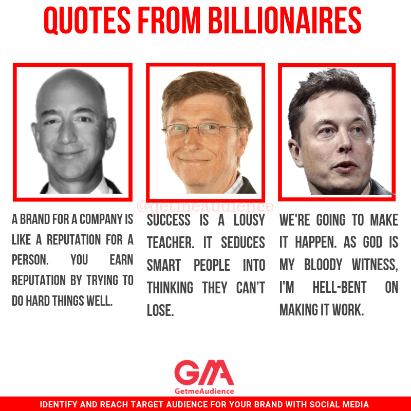 getmeaudience's tweet photo. Quotes are a great contributor to our lives. we are living in times, where there is literally stress around every corner. 

Even with the best efforts, stress cannot be avoided, so we all seek new and innovative ways to simply handle this pressure.
#billgates #elonmusk #jeffbezos https://t.co/DbT4Y8iiYM