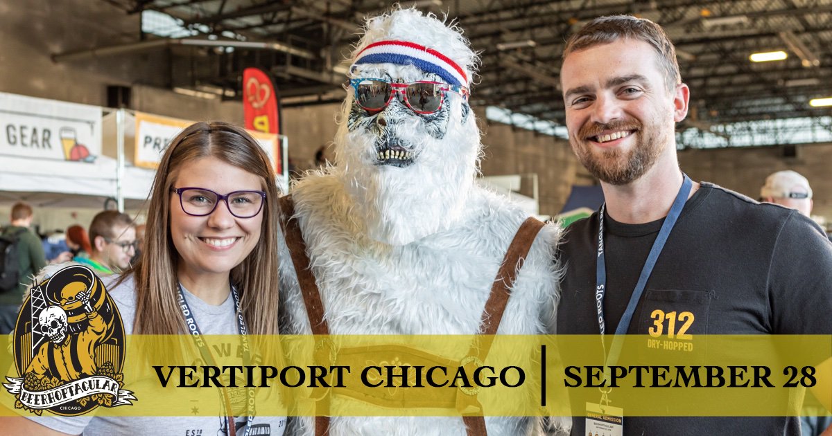For the ninth time, Chicago craft beer fans will come together to celebrate their love of American beer culture and sample over 100 craft beers at the 2019 BeerHoptacular! BeerHoptacular.com/2019tickets