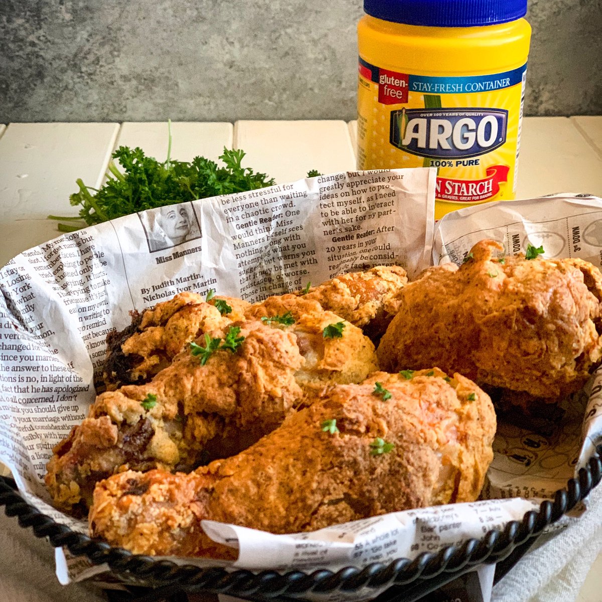 addicted2recipe's tweet photo. Believe me when I tell you that you want this Air Fryer Fried Chicken. And head over to the blog to find out the secret ingredient to getting the #crispiestchicken. #ad #crispycreations https://t.co/jzyHc23vpb  @SoFabFood https://t.co/UK8TuUMhHT