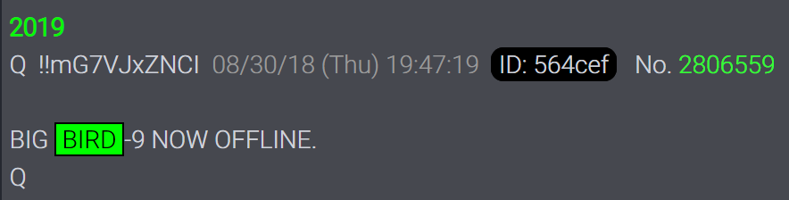 NRO has a Big Bird... https://www.space.com/12996-secret-spy-satellites-declassified-nro.html @POTUS
