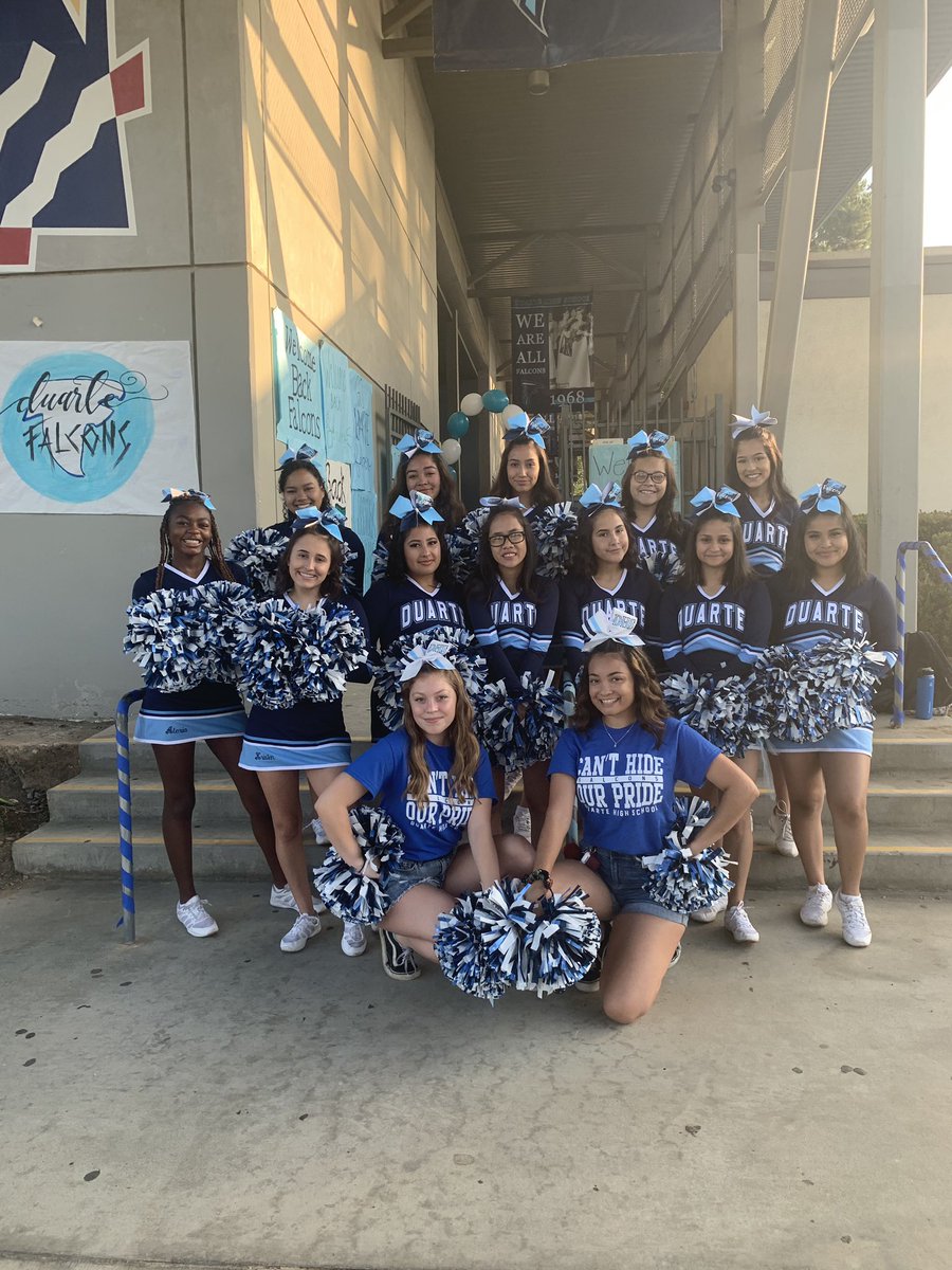DuarteCheer's tweet photo. #falconpride #bluepride https://t.co/JQWKRdzXN9