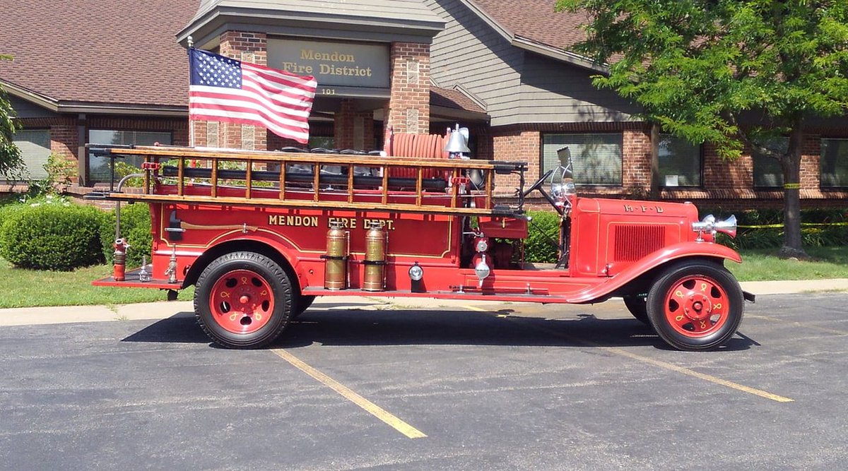 MendonFire's tweet photo. While our equipment might change over time, our mission to serve and help the community does not.
Check out this shot of our first piece of motorized equipment! 1932 Chevrolet/Buffalo π π₯
https://t.co/jXNyKHArh9
#MendonFire #TBT https://t.co/5yjfhL4NLY
