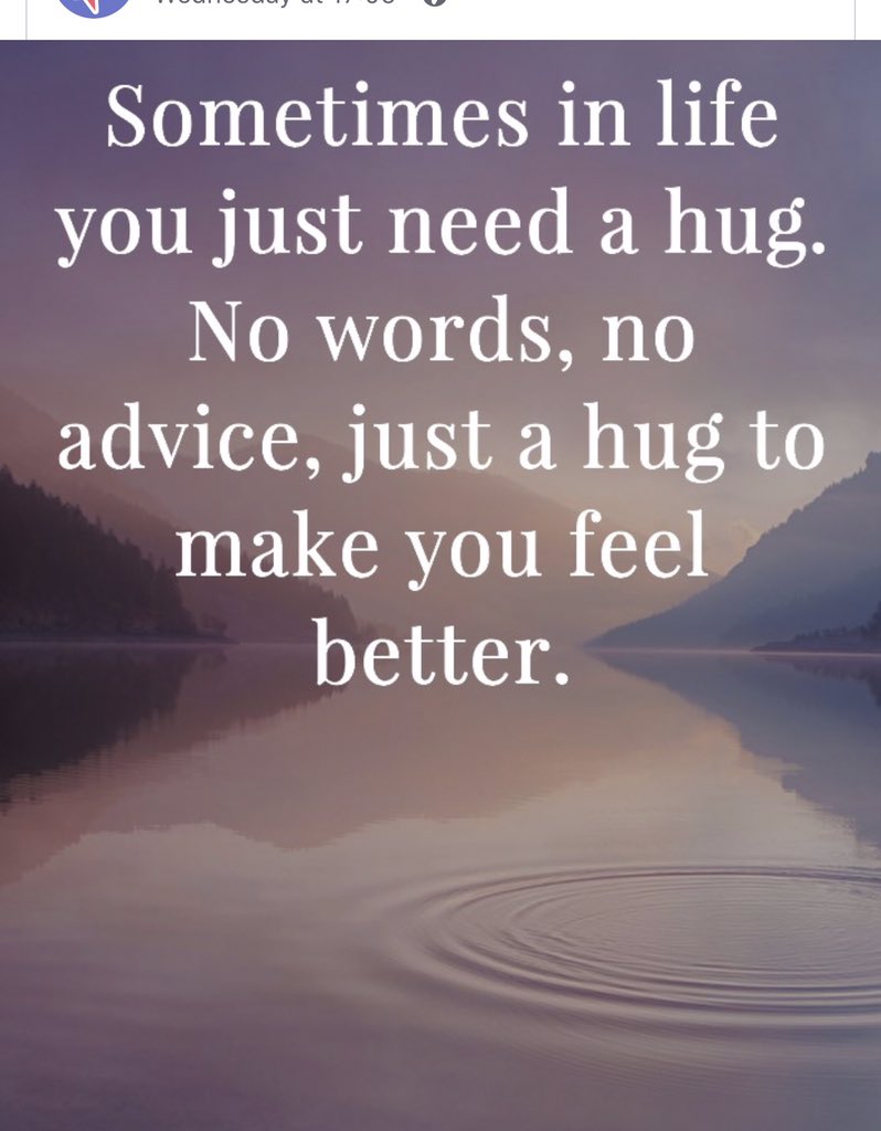 LLCPractice's tweet photo. Silence.....and a hug makes it all better 💓

DM me now!

#londonlifecoachpractice #NLP #Lifecoach #Hypnotherapy #transformation #EFT #energy #alignment #silence #hugs https://t.co/qjMtoTLmGM