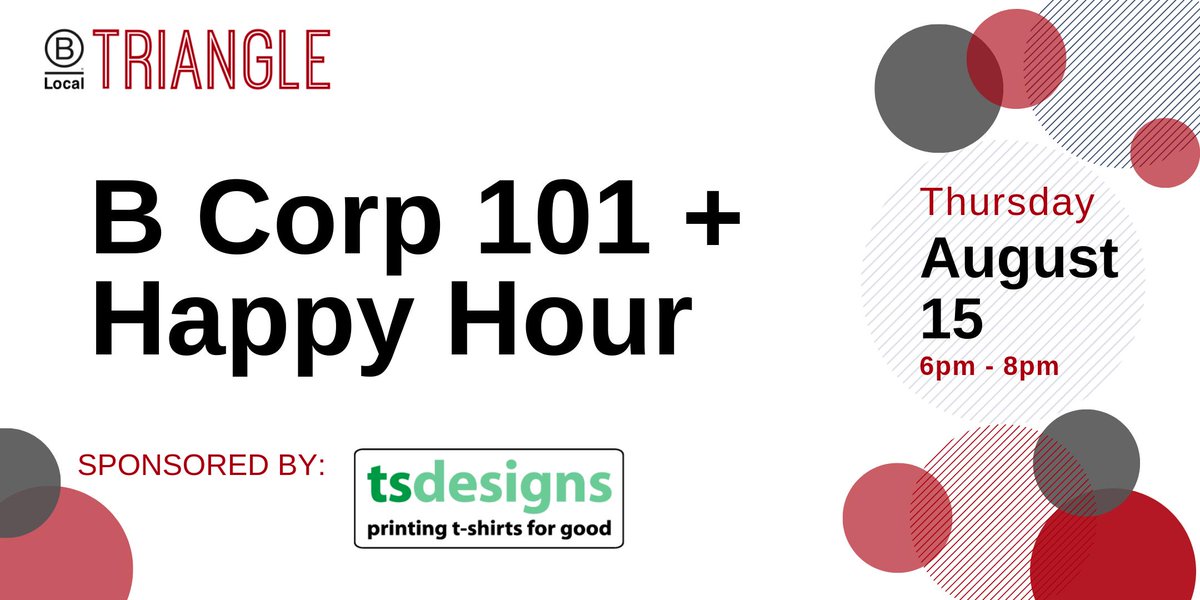 NCBCorps's tweet photo. Come learn about #BCorps with us at @BtownBeerWorks THIS Thursday at 6pm. RSVP –> https://t.co/Dmtfke9Q9L https://t.co/1lghJGhGTV