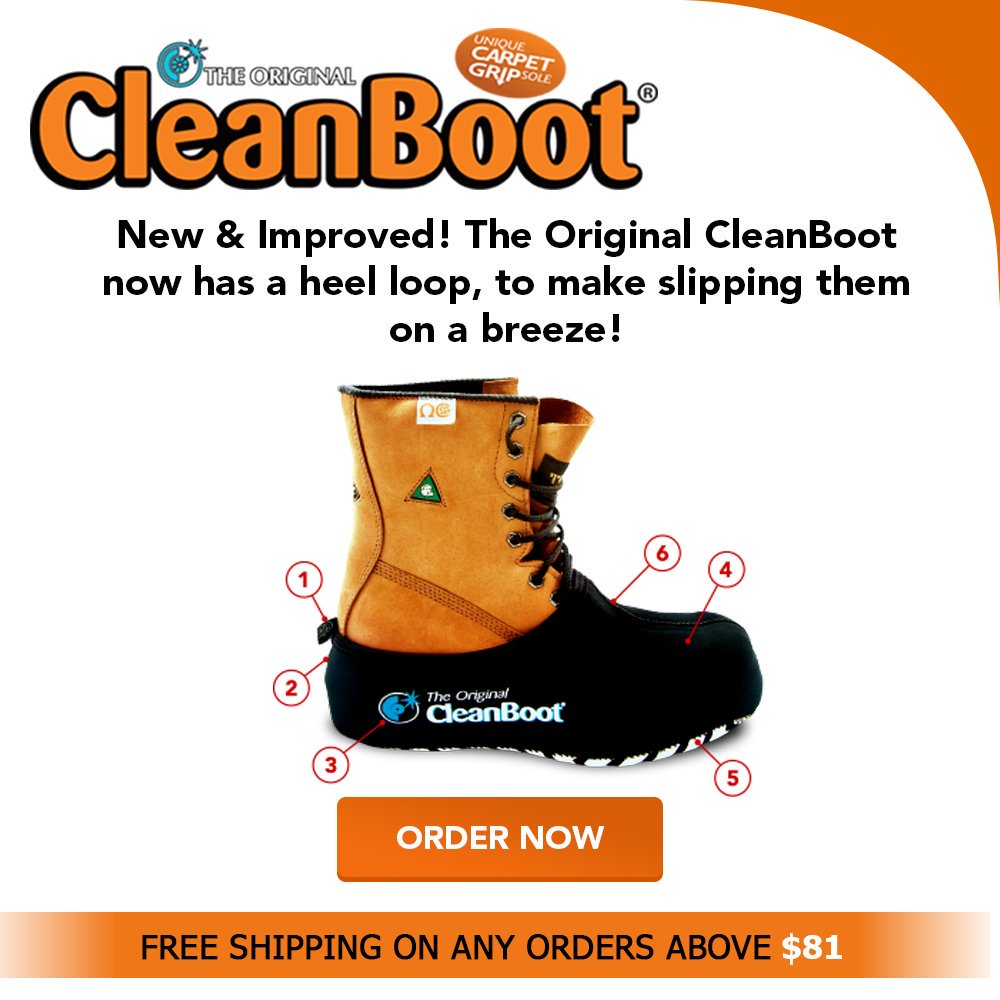 thecleanbootau's tweet image. New &amp;amp; Improved! The Original Clean Boot now has a heel-loop, to make slipping them on a breeze! Order a pair now here: thecleanboot.com.au

#TheOriginalCleanBoot #Australia #Electrician #Plumbers #Overshoes #BestProduct #OnlineShopping #BootCovers #ShoeCovers