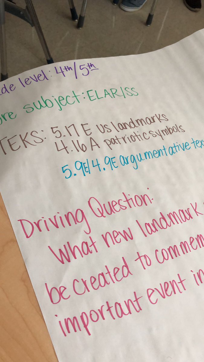 flashbulbqueen's tweet photo. PBL’s can be created and used for more than one grade level! #intergradelevelcollaboration @NikkiMcDorman #cisdedchat #PBL #AllMeansAll4CISD https://t.co/qYuZLIDwzJ