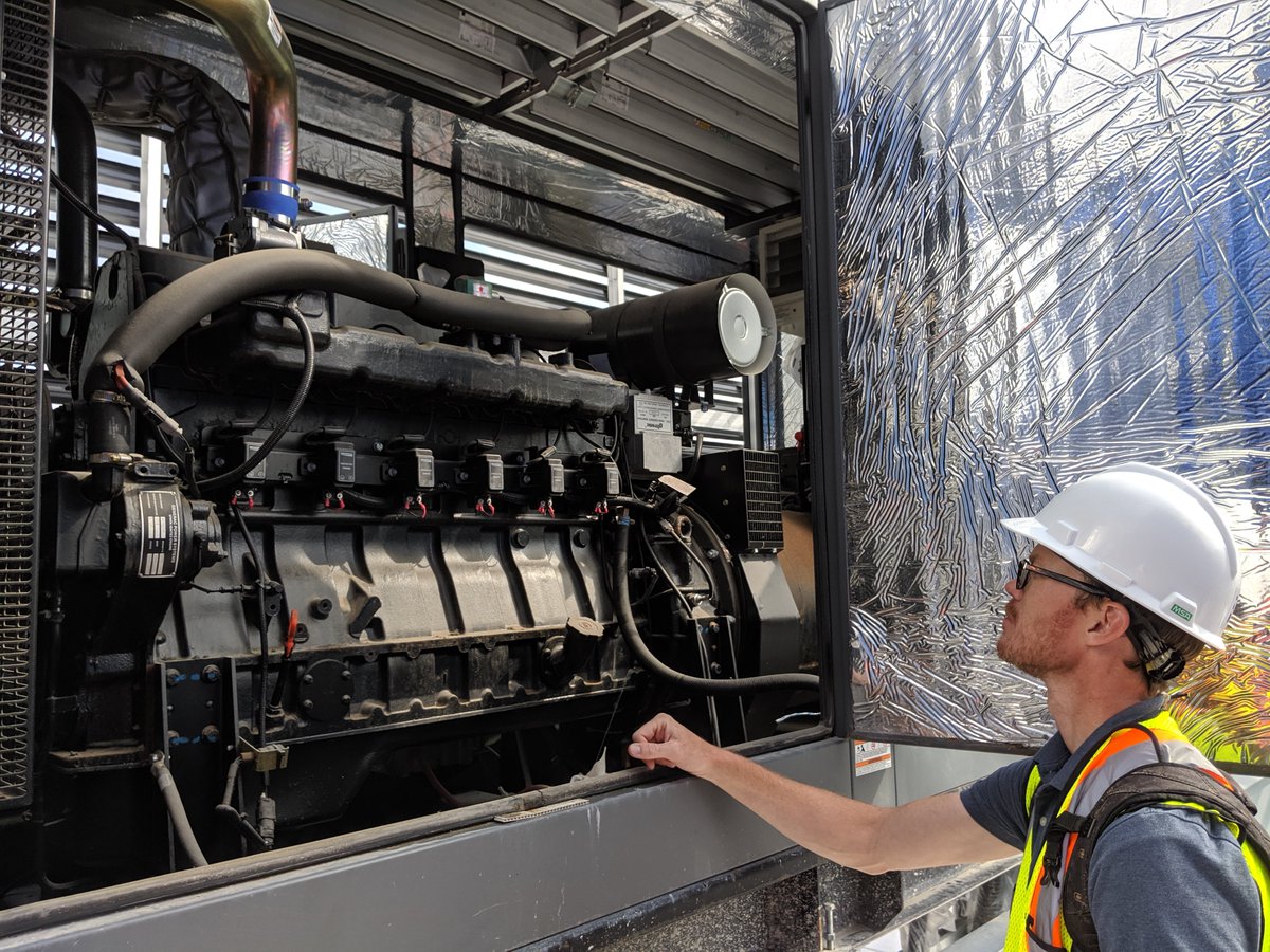 RWDI_Consulting's tweet photo. Ensuring proper function and mitigating risk for the owner, John Bell and Chris Hofland perform #generator load testing at #80AtlanticAve Toronto. A great mass #timber building! #Hullmark, @QuadrangleArch, @EasternConst, @SmithAndersen @SmithandLongLtd https://t.co/GZd5lqzLPS https://t.co/ZTmzOnheIv