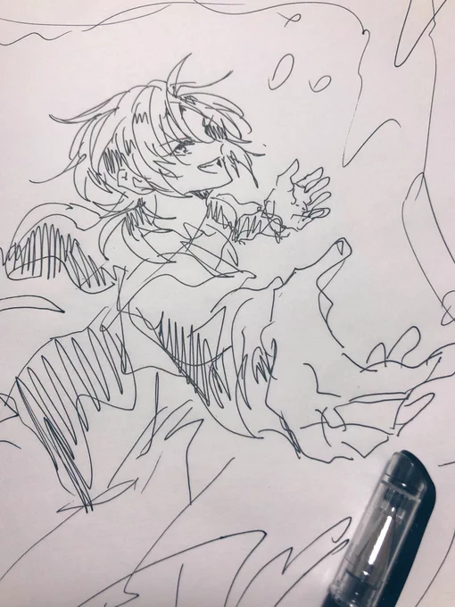 たぶん手癖で一番描きやすい 