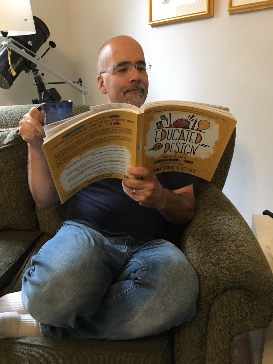 JeffTonita's tweet photo. Great book and a coffee on a rainy day. #rcsdconnect #EBDRCSD @RCSD_No81 https://t.co/kd1GbM4dzf