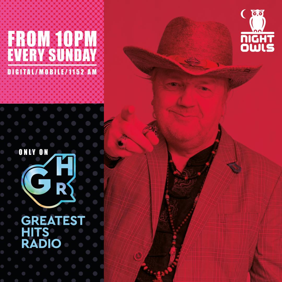 Night Owls is back THIS SUNDAY!

Join Alan Robson at his brand new home <a href="/greatesthitsuk/">Greatest Hits Radio</a>  every Sunday from 10pm.

Listen on:
1152AM (Tyne &amp; Wear) 1170AM (Teesside)
DAB Radio
Smart Speaker
Download the Greatest Hits Radio app for free
Listen on-line: planetradio.co.uk/greatest-hits/…