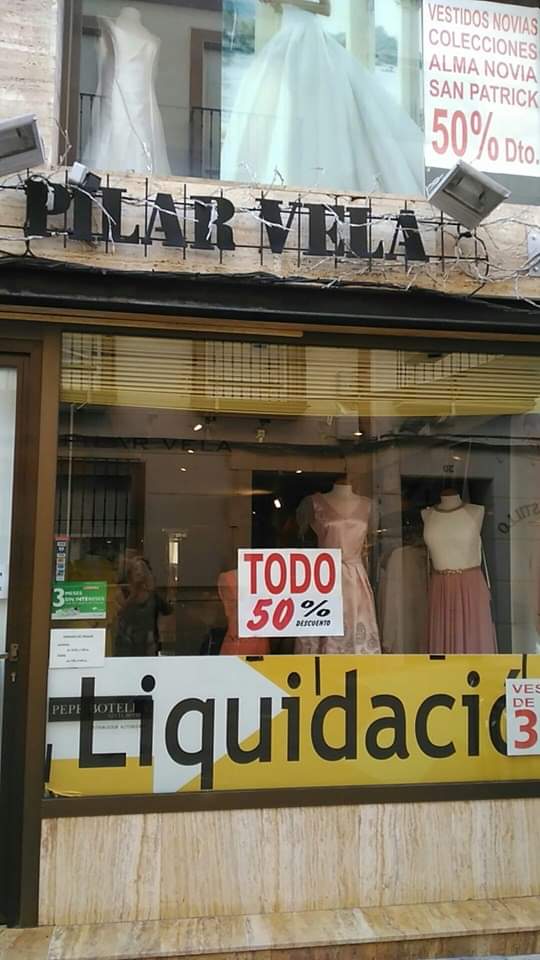 ComprasCriptana's tweet photo. En Pilar Vela, podrás encontrar durante "Los 5 Días de Oro del #ComerciodeCriptana" prendas a 20€ y #liquidación total con descuentos del 50% y 60% 🛍👗👜

¡¡No lo dejes pasar!! 

📍 C/ Castillo, 25 #CampodeCriptana https://t.co/sDinYmC8qS