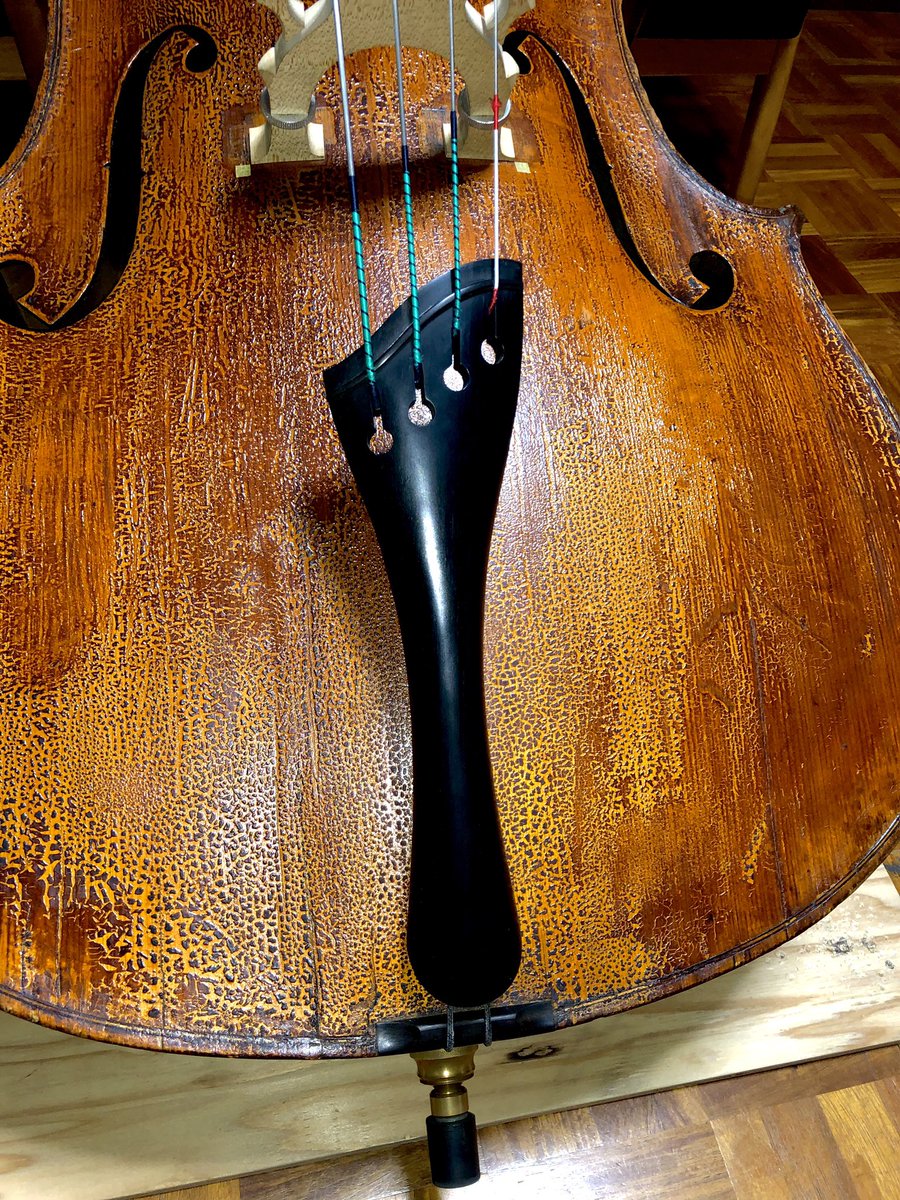 ZMT 五弦コントラバス用 弦長補正テールピース