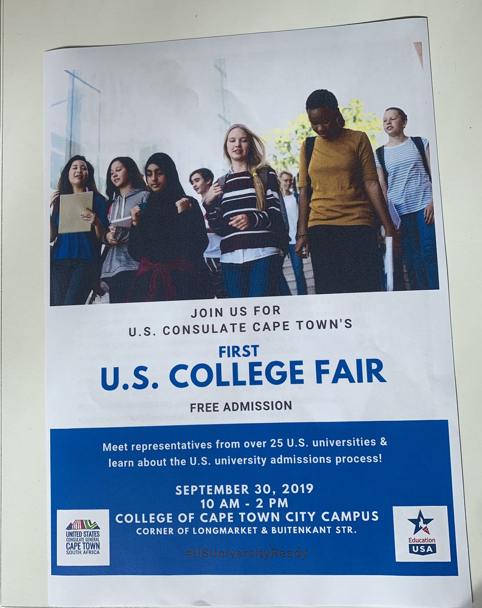 rufaro_sithole's tweet photo. It was wonderful speaking at @USConsulateCT / @educationusa’s Predeparture Orientation today! We sent-off the next generation of South Africans at U.S. universities 🇿🇦🇺🇸
If you’re thinking of studying in the U.S., the EducationUSA college fair is a great start. https://t.co/it3FrLeZMz