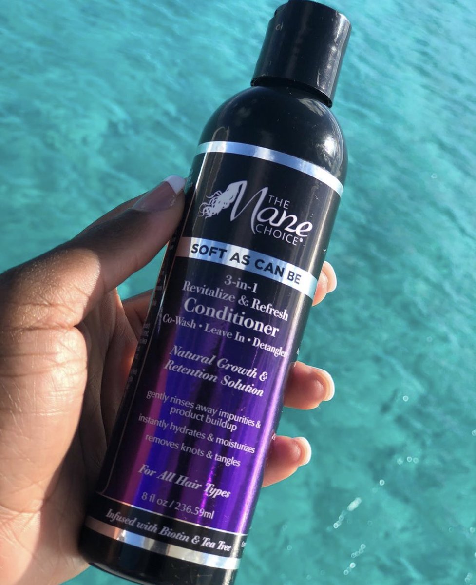 ParaEthnik's tweet image. Adapté à tout type de cheveux, ce soin de la marque  #THEMANECHOICE est à la fois un excellent démêlant et un excellent après- shampooing. Il élimine tout en douceur les résidus tout en sublimant l'éclat de vos cheveux👉🏾 tinyurl.com/y5nm9a6e