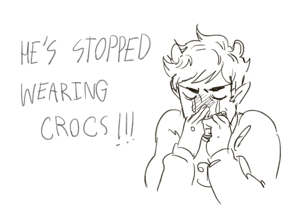 I don't know why I did this.
#Davekat #Homestuck 
