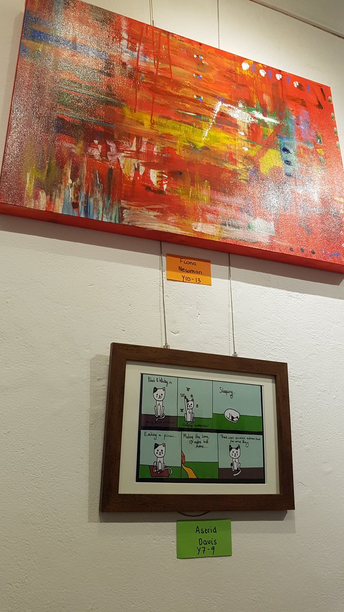 ArtsBoxFestival's tweet photo. It may be miserable outside but it's full of colour and life in here! Fresh Paint judging is tonight!! @trinitytheatre #artsboxfestival #youngcreatives https://t.co/vY0Js4hwV7