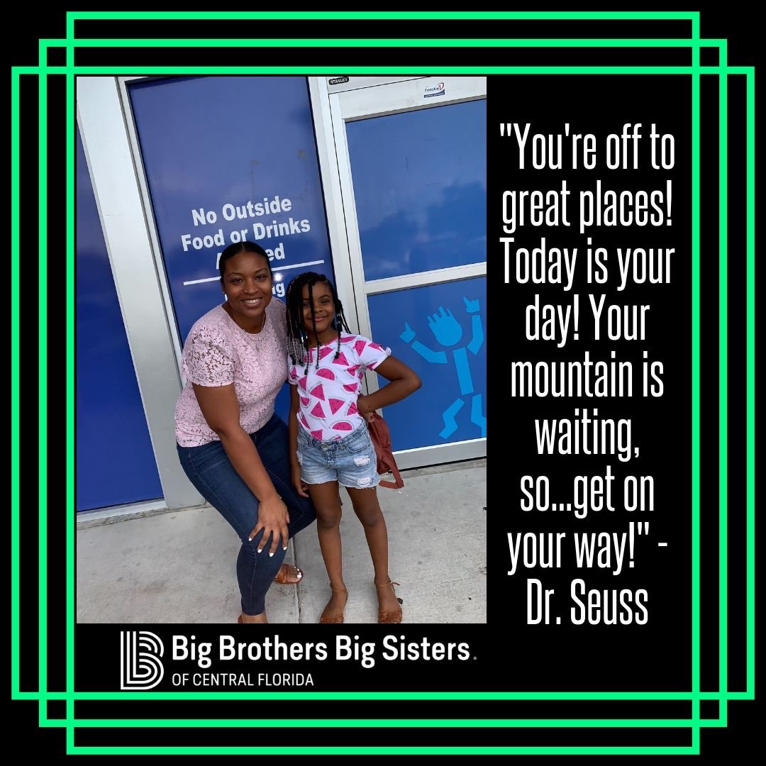 BBBSCFL's tweet photo. Happy 1st Day of School! Today is your day to start the year off right. Take these wise words from Dr. Seuss and work hard each and every day, and Oh the Places You'll Go! https://t.co/oCXDLRcj0c