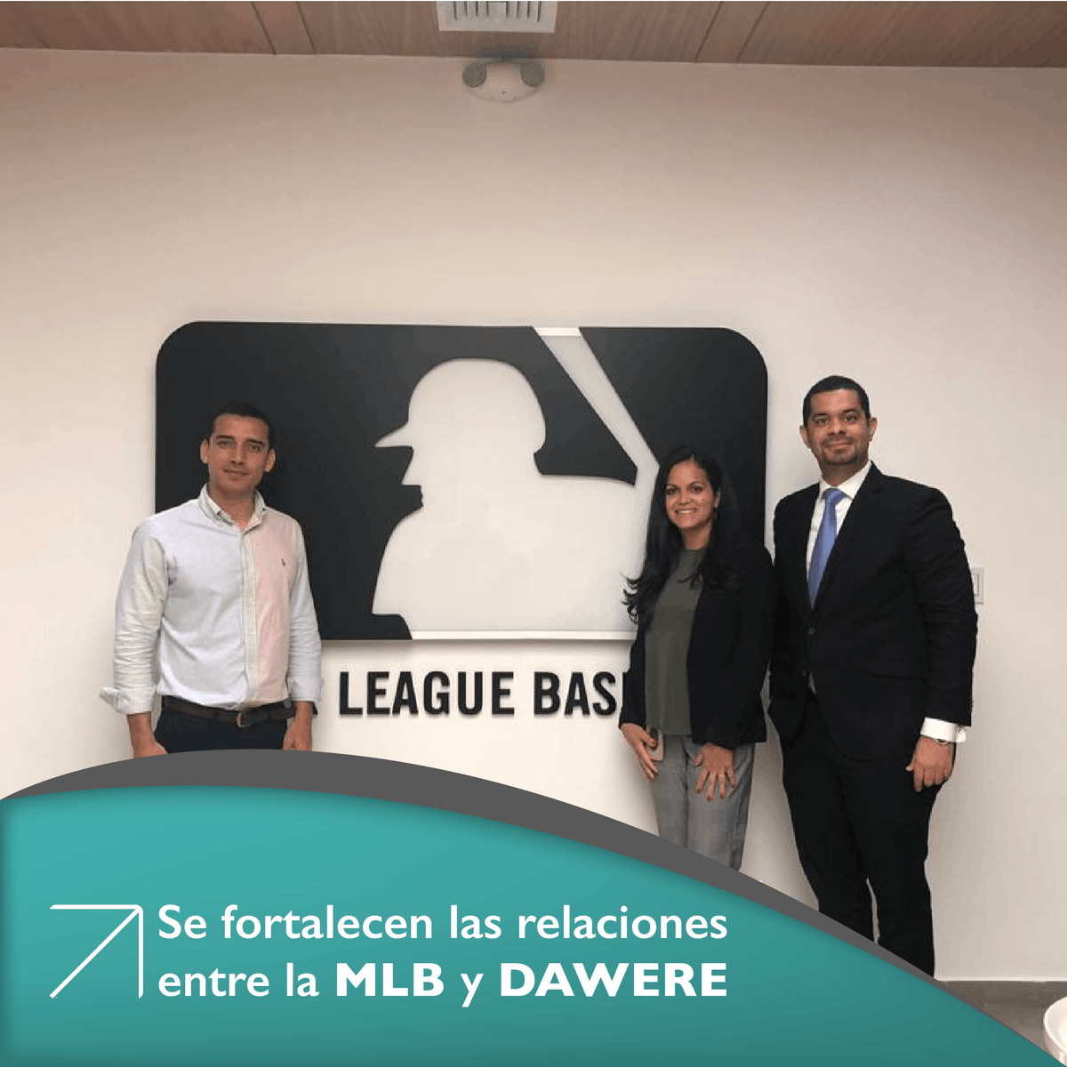 dawereoficial's tweet photo. #Dawere formalizó la alianza con la organización de equipos profesionales de baseball más grande del planeta (MLB) para ser proveedores de la educación media de prospectos beisbolistas colombianos y venezolanos en sus respectivas academias de República Dominicana. https://t.co/herKKWufmp