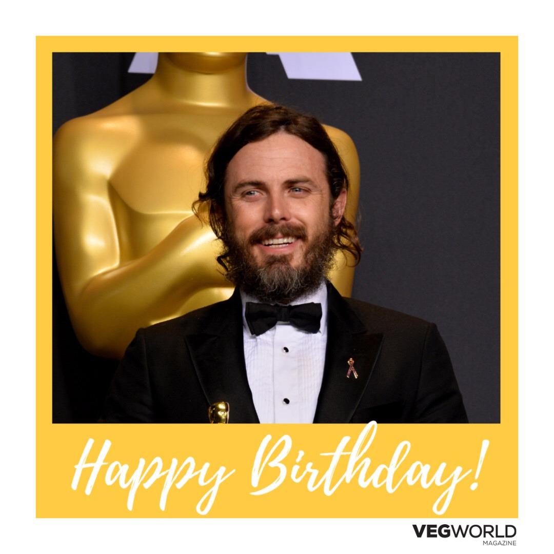 Happy birthday to Academy Award winner and vegan Casey Affleck! 