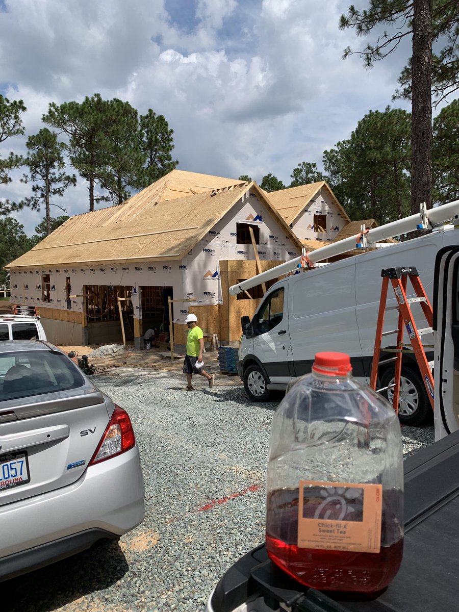 MastersPropInc's tweet image. Today called for Chick-fil-A Southern Pines for our crews to show appreciation for their hard work! We are working to get the roof TechShield installed and prepped for Elite Roofing LLC. Can’t wait to see how the Weather Shield Windows &amp;amp; Doors look later this week!