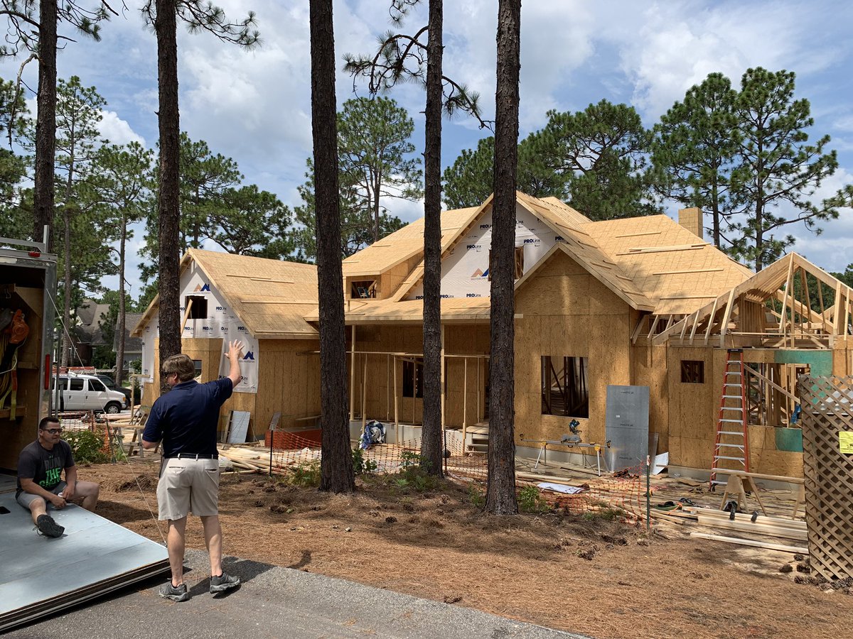 MastersPropInc's tweet image. Today called for Chick-fil-A Southern Pines for our crews to show appreciation for their hard work! We are working to get the roof TechShield installed and prepped for Elite Roofing LLC. Can’t wait to see how the Weather Shield Windows &amp;amp; Doors look later this week!