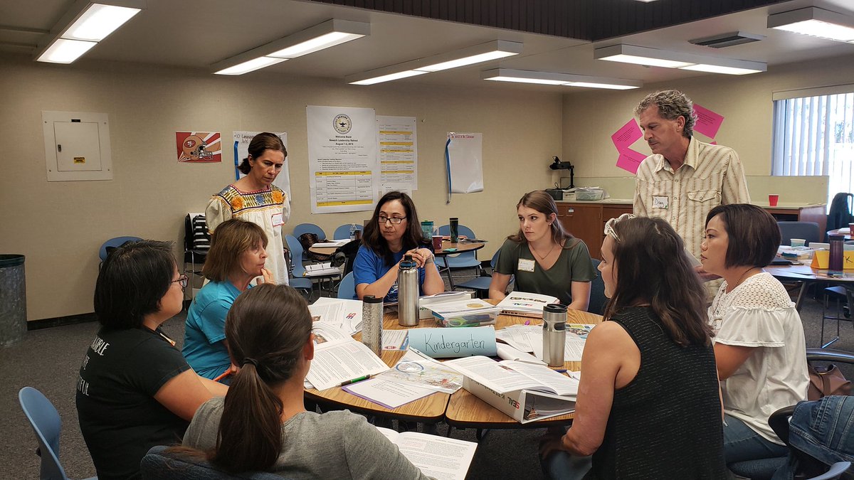 NewarkUSD's tweet photo. Implementing the SEAL Module.  What a way to start the year!!! TK, Kinder and 1st Grade teachers learning of/about English Learner research. https://t.co/DTjgBYTIgn