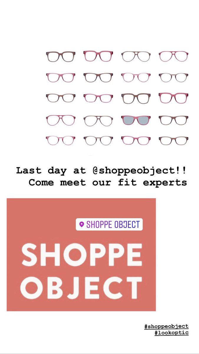 Last Day! #shoppeobject #lookoptic #fearnotthefineprint #readers