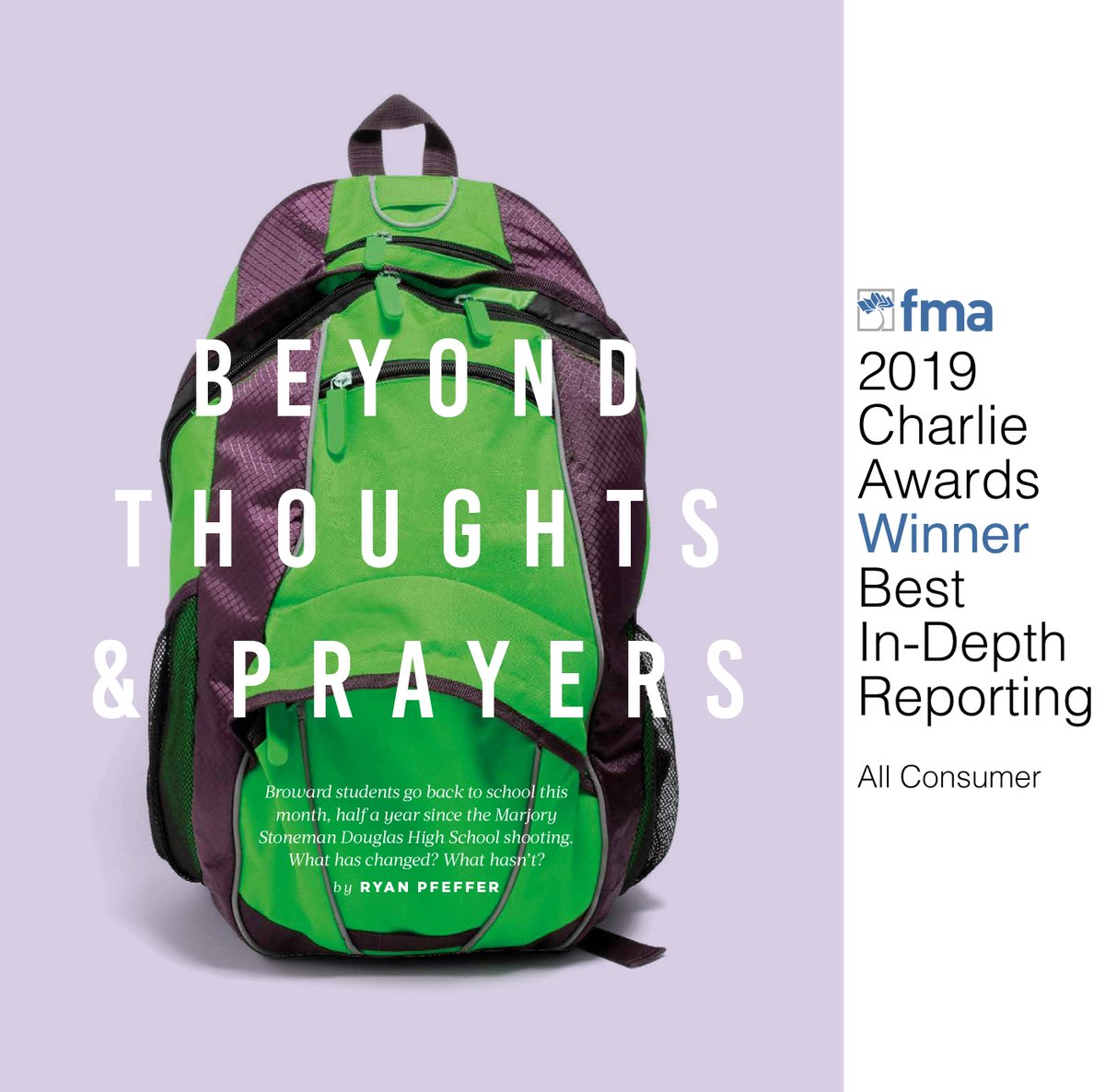 FloridaMags's tweet photo. Congratulations to this year's Charlie Award winner @FtLauderdaleMag! #FtLauderdale #CharlieAward #Reporting #FMA #InDepthReporting https://t.co/xFWZO4wzvp