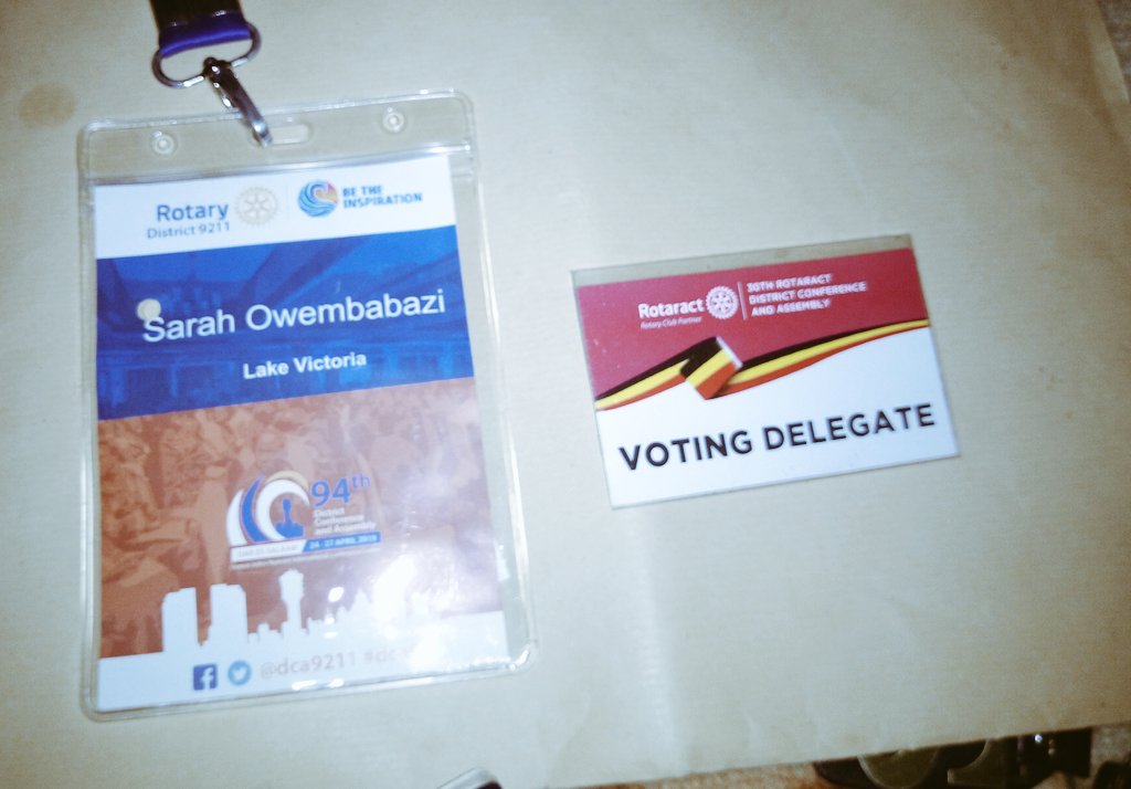 SarahOwembabazi's tweet photo. So I have attended 3 District Conference Assemblies. But somehow I only have a tag for #DCA94. I lost the tags for #DCA93 and #DCA92. I look forward to #DCA95 in Mbarara. https://t.co/MTUYGgdKwU