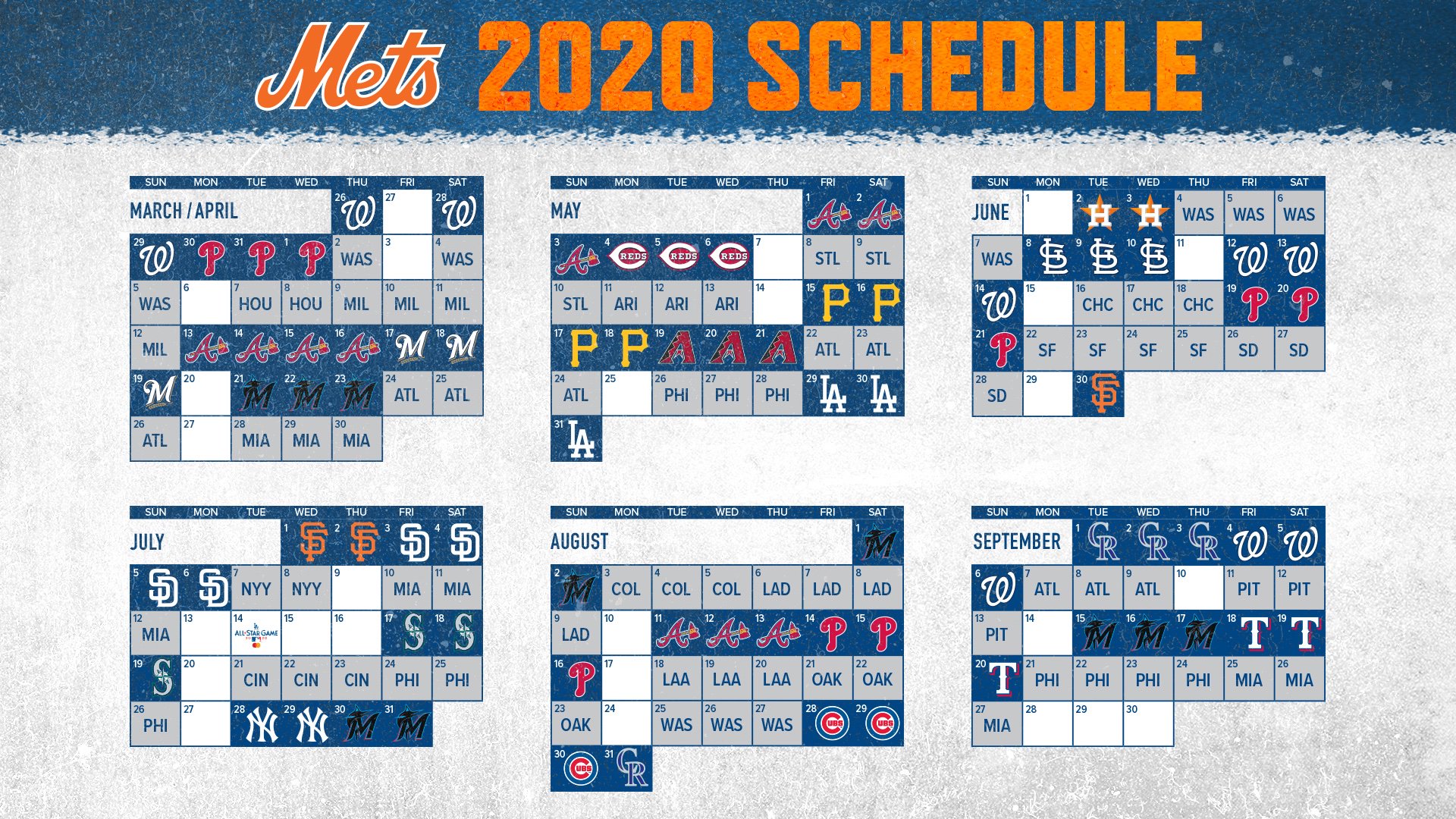 New York Mets on X: Check out our full 2020 schedule!