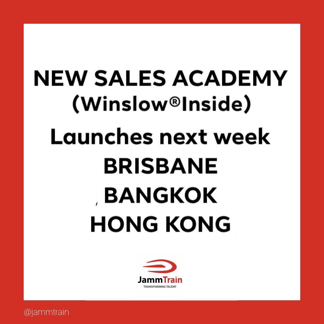 In #sales there are three key challenges: who to talk to, what to say, and how to say it. 

Next week we launch the all new Sales Academy in Brisbane, Bangkok and Hong Kong #jammtrain

#SellingWell
#DelightedCustomers
#Leadership2019

Positively!