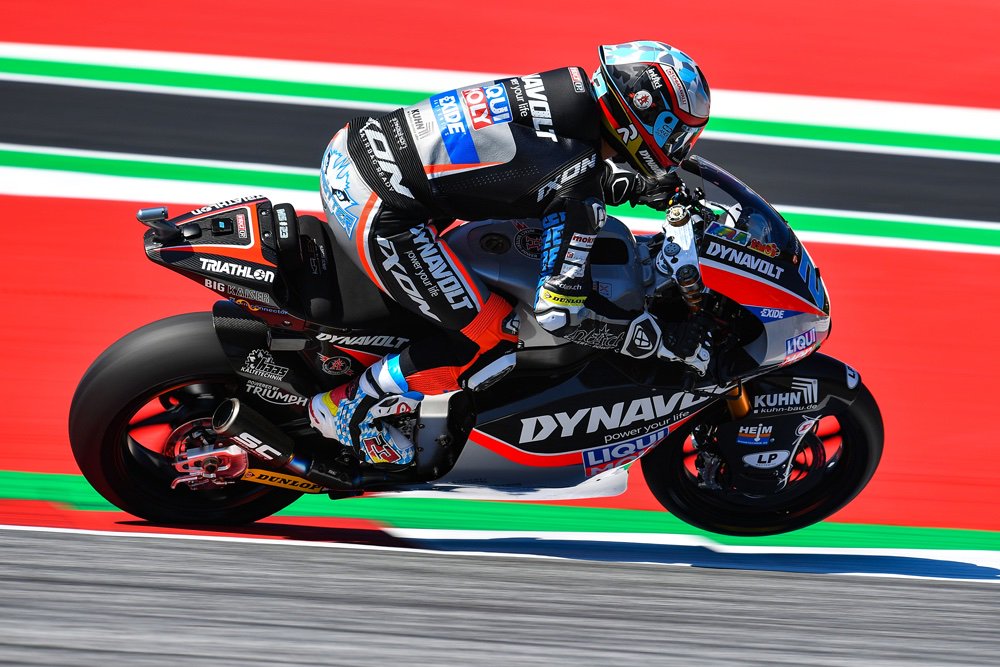IntactGP's tweet photo. No rest for @MarcelSchrotter  and @ThomasLUTHI  on Monday after the #AustrianGP 🇦🇹 and straight back to work at the #SpielbergTest, which took a positive end for both #Dynavolt #IntactGP riders. Read more:  https://t.co/pV6wYOD5yu
Photos by F. Glänzel
#KALEX #LIQUIMOLY #Dunlop https://t.co/CgF5hDo4pM
