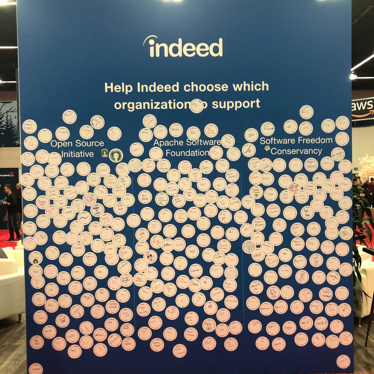 TheASF's tweet image. Many thanks to @IndeedEng for their generous donation to the ASF from their "Coffee Campaign" at #OSCON --we appreciate your caffeinated contribution :-) #SupportApache donate.apache.org cc @DuaneOBrien