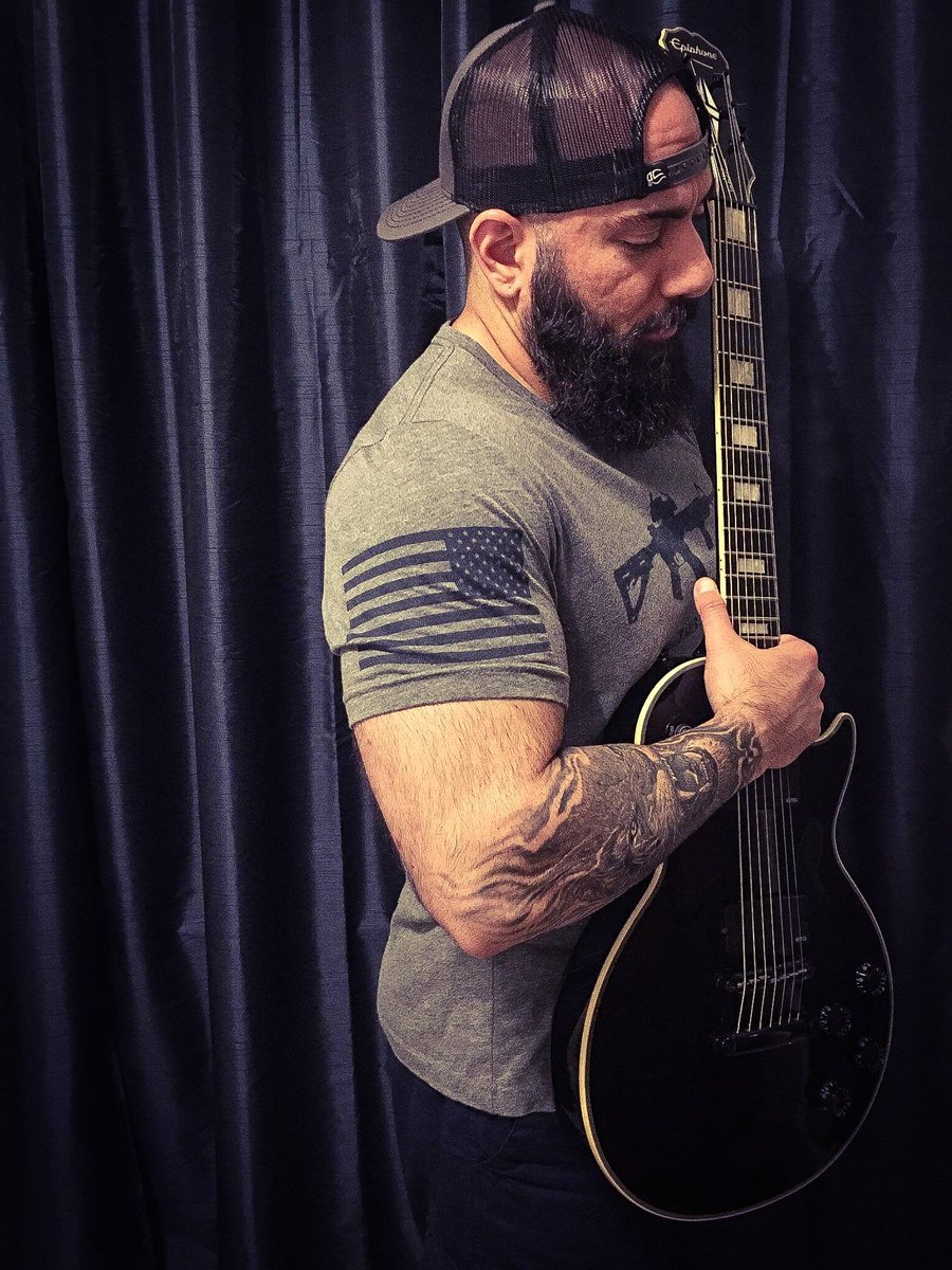 RoosterWorx's tweet photo. RoosterWorx swag going up on site for sale coming up soon. Hats and shirts for your wearing pleasure. 

Glamor shots by Musician and Guitarist for local metal band @Pytherion, Delan Halmat. He also won my previous GAW
🐔
🐔
🐔
#swag #branding #promo #hats #shirts #bruhmodels https://t.co/K7cWDDpXyo