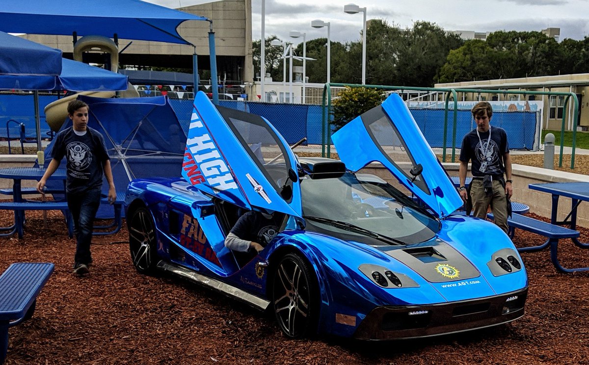 SciNanceTweet's tweet photo. The @ADHUS_FAUHS @FAUCaneInstitut  GT-EV just passed it's DOT inspection and is officially road legal! Congratulations to all the students who have had a hand in this amazing All Electric project. #owlsimpact #stemtastic
@bees_sherry @dancane @AllanPhipps2 @FAUpresident @elonmusk https://t.co/z4E8VW4KVu