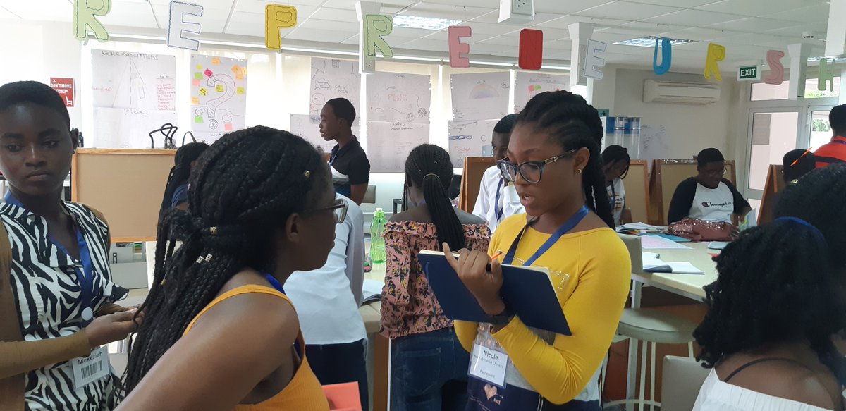 senaagbodjah's tweet photo. Learning how to conduct a probe (ethnographic research inclined) is an essential skill for entrepreneurs. Participants in the #entrepreneurship module of the #AshesIX, led by our very own Joyce, practiced how to do this the entrepreneurship mindset is acquired by doing. #atAshesi https://t.co/PObqvZYbit